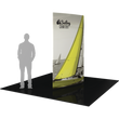 Load image into Gallery viewer, Tall Shield Tension Fabric Formulate Exhibit Structure