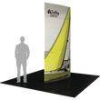 Load image into Gallery viewer, Tall Shield Tension Fabric Formulate Exhibit Structure