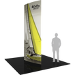 Load image into Gallery viewer, Tall Shield Tension Fabric Formulate Exhibit Structure