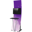 Load image into Gallery viewer, Formulate Tension Fabric TV/Monitor Media Kiosk 01