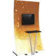 Load image into Gallery viewer, Formulate Tension Fabric TV/Monitor Media Kiosk 03