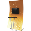 Load image into Gallery viewer, Formulate Tension Fabric TV/Monitor Media Kiosk 03