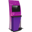 Load image into Gallery viewer, Formulate Tension Fabric TV/Monitor Media Kiosk 04