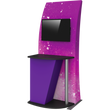 Load image into Gallery viewer, Formulate Tension Fabric TV/Monitor Media Kiosk 04
