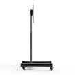 Load image into Gallery viewer, Adjustable-Height Rolling TV Stand