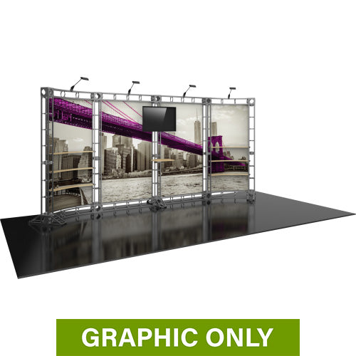 GRAPHIC ONLY - Orbital Express Truss 20ft Trade Show Backwall Hercules 15 Replacement Graphic