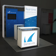 Load image into Gallery viewer, 10ft Hybrid Pro Backwall Exhibit 03