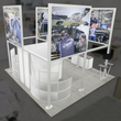 Load image into Gallery viewer, 20X20 Trade Show Exhibit - Island Booth Hybrid Pro 19