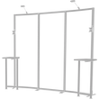 Load image into Gallery viewer, 10ft Hybrid Pro Backwall Exhibit 01