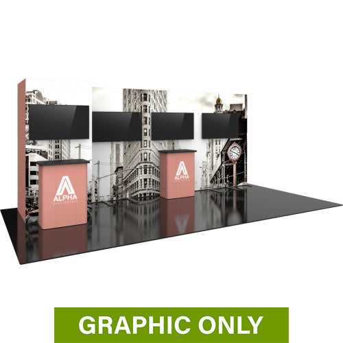 GRAPHIC ONLY - 20ft Hybrid Pro 25  Backwall Replacement Graphic