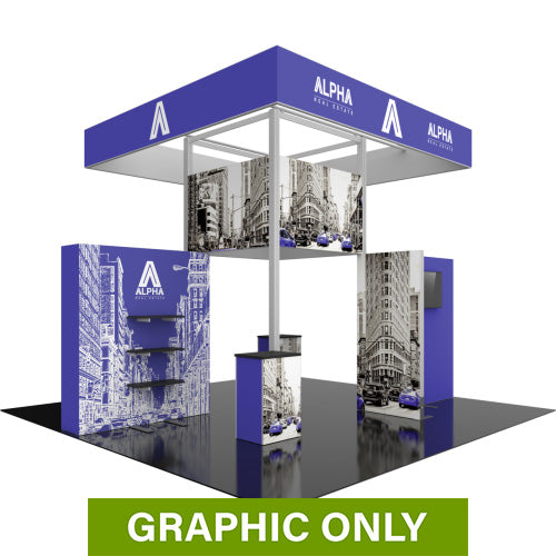 GRAPHIC ONLY - 20X20  - Island Booth Hybrid Pro 23 Replacement Graphic