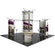 Load image into Gallery viewer, 20X20 Modular Island Exhibit - Zenit Orbital Express Truss