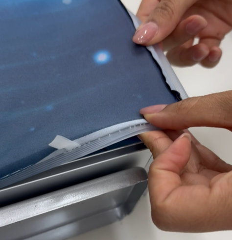 How to set up Silicone Edged Graphics (SEG) for your Tradeshow