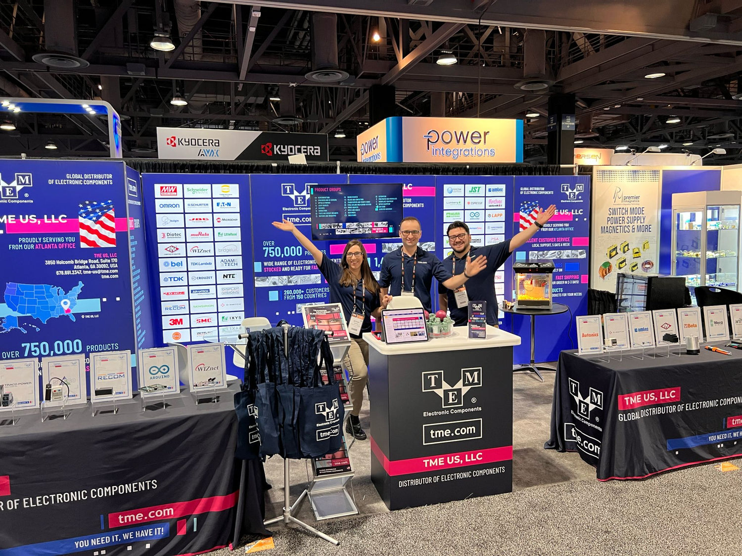 What are trade show booths made of?