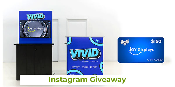 Instagram Giveaway - Win Big with Joy Displays!