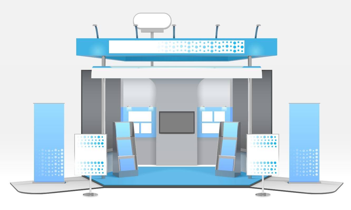 Trade show booth design.