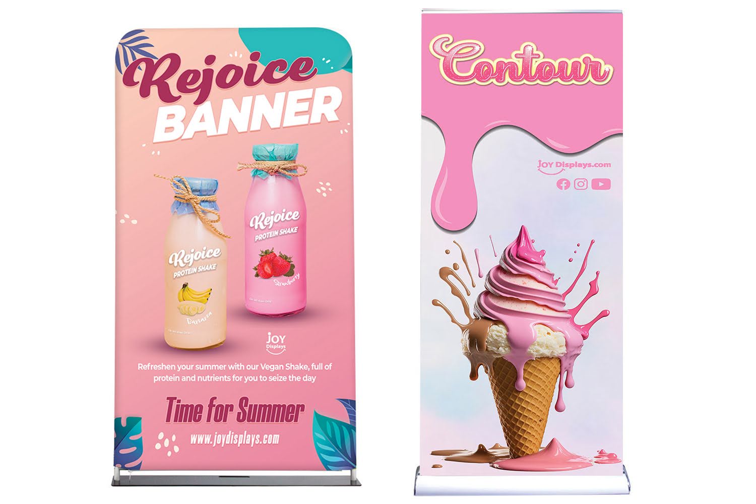 How do retractable banners work