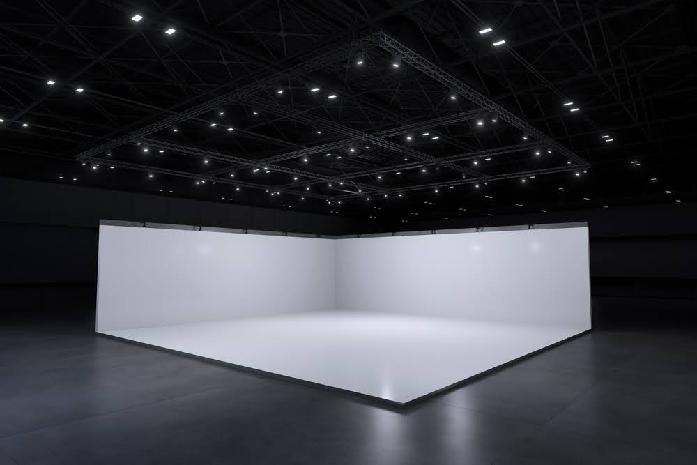 Trade show booth flooring.