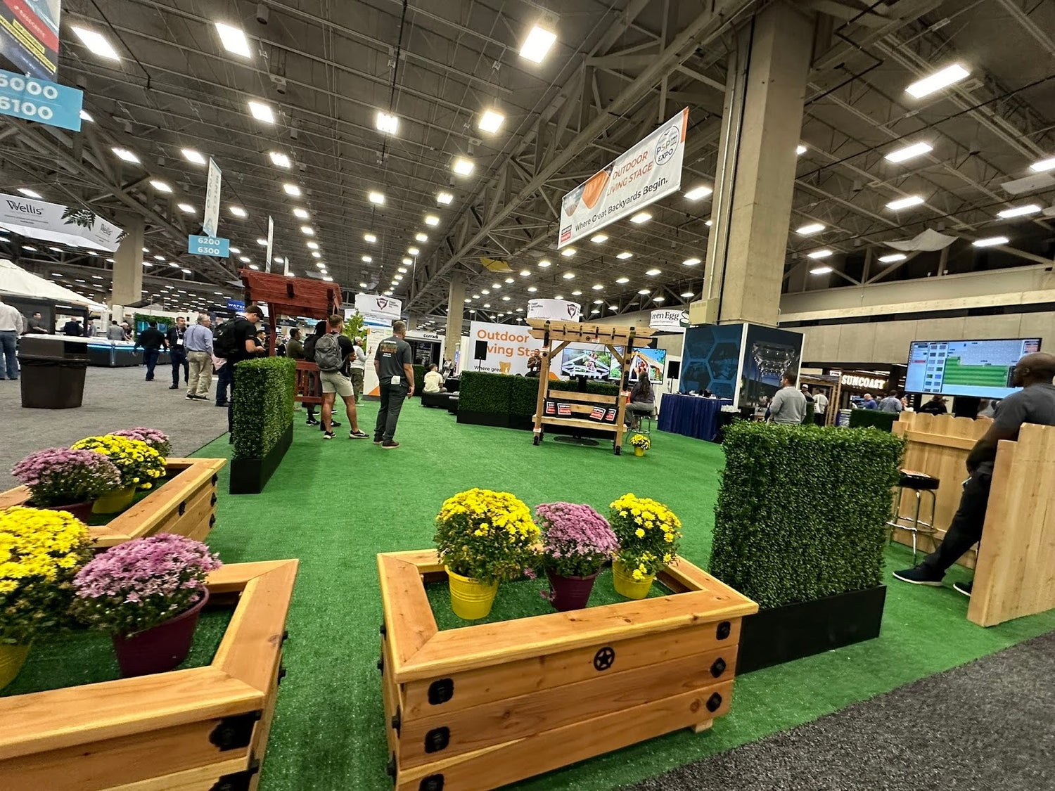 Unique trade show displays.