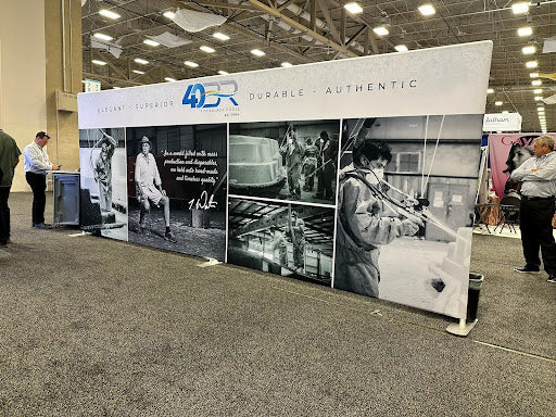Displays for trade show booths.