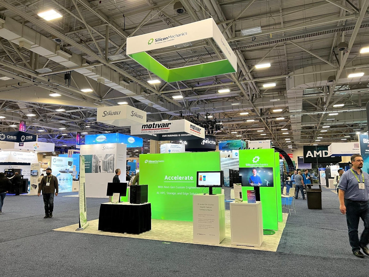 What is a trade show booth?