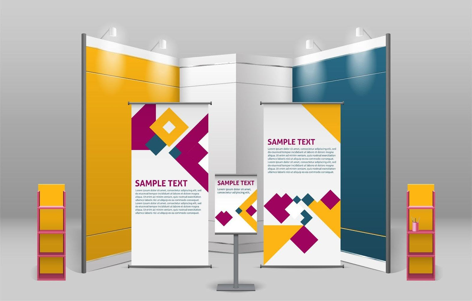 What is a trade show exhibit?