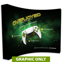  - GRAPHIC ONLY - 10 Ft. Fabric Pop Up Overjoyed Display - 89
