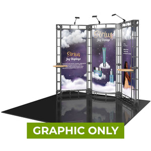 GRAPHIC ONLY - 10ft Exhibit Sirius Orbital Express Truss Replacement Graphic