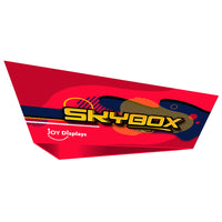 Tapered Triangle Overhead Hanging Banner - Trade Show Ceiling Sign