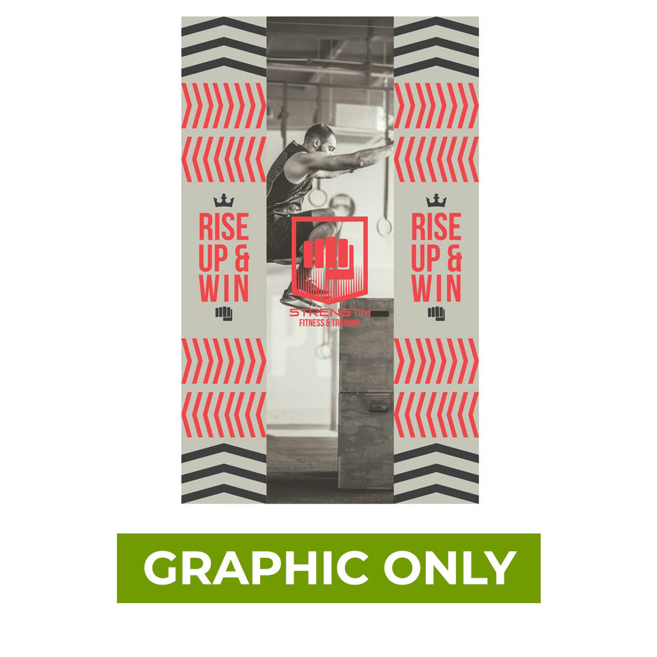 GRAPHIC ONLY - 1x3 Lumiere Light Wall Showcase - Replacement Graphic