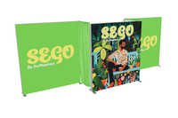 20ft Sego Lightbox - Configuration 2 with privacy curtains