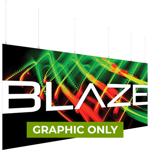 GRAPHIC ONLY - BLAZE LIGHT BOX 20ft X 10ft - Hanging - Replacement Graphic