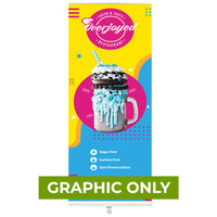  - GRAPHIC ONLY - 24 In. Overjoyed Retractable Super Flat - Replacement Graphic