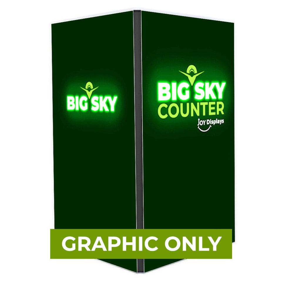 GRAPHIC ONLY - Backlit - Big Sky Counter - Replacement Graphic (Single-Sided)