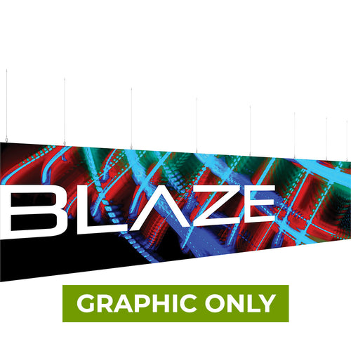 GRAPHIC ONLY - BLAZE LIGHT BOX 30ft X 08ft - Hanging - Replacement Graphic