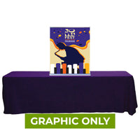  - GRAPHIC ONLY - 36 In. SilverStep Tabletop Retractable Banner Super Flat Vinyl - Replacement Graphic