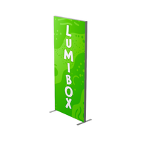 3.3ft x 7.4ft Lumibox Single-Sided Backlit Lightbox
