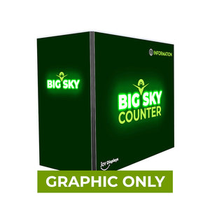 GRAPHIC ONLY - Backlit Big Sky Counter - Replacement Graphic (Single-Sided)