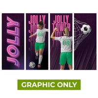 - GRAPHIC ONLY - Backlit Jolly Square Exhibit Tower - Replacement Graphic (4 Pieces)