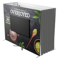 10 Ft X 7.5 Ft Convention Exhibit - Overjoyed SEG Tradeshow Booth 8