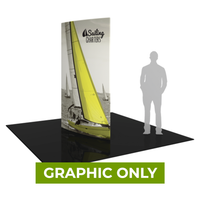  - GRAPHIC ONLY - Tall Shield Tension Fabric Formulate Exhibit Structure - Replacement Graphic