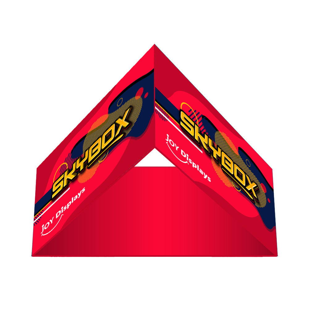 Triangle Overhead Hanging Banner - Trade Show Ceiling Sign