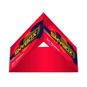 5 Ft. Triangle Overhead Hanging Banner - Trade Show Ceiling Sign