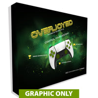 GRAPHIC ONLY - 8 Ft. Fabric Pop Up Overjoyed Display - 89"H - Trade Show Exhibit Booth