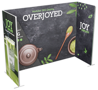 10ft x 7.4ft Overjoyed SEG Double-Sided Display C-Shape - B