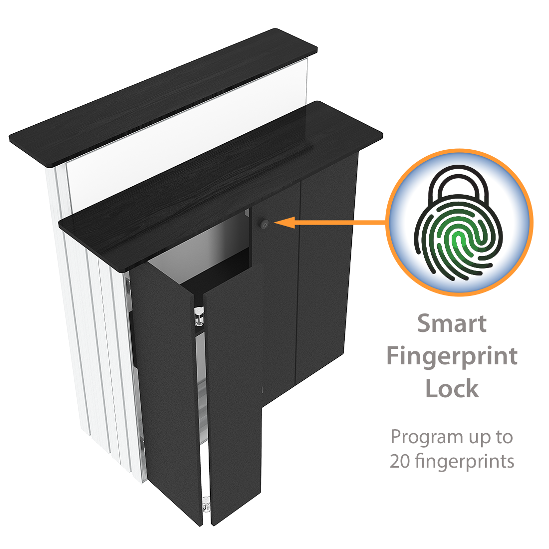BACKLIT - VIVID Storage Counter