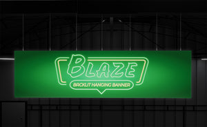 BLAZE LIGHT BOX - Hanging Banner