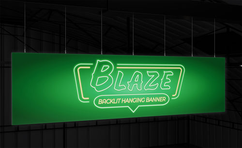 BLAZE LIGHT BOX - Hanging Banner