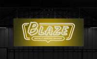 BLAZE LIGHT BOX - Hanging Banner