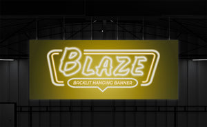 BLAZE LIGHT BOX - Hanging Banner